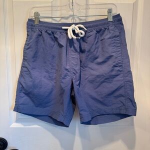 RSQ Men's‎ Blue Chinow Drawstring Swim Shorts Pockets Pull On Medium